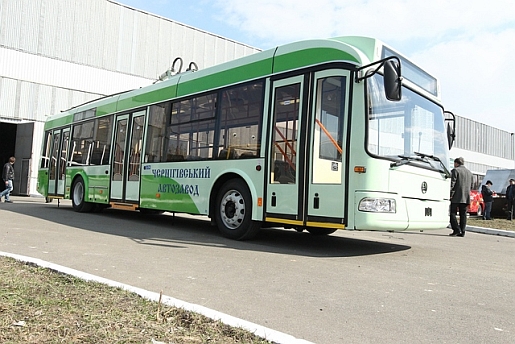У Чернігові презентовано перший тролейбус марки “Еталон-Бєлкоммунмаш”