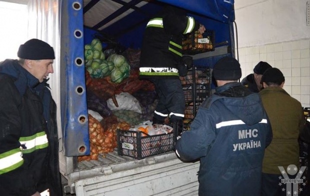 Перша частина українського гуманітарного вантажу прибула на Донбас