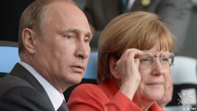 Про що говорив Володимир Путін з Ангелою Меркель