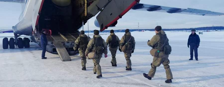 Перші підрозділи російських карателів перекинуто до Казахстану