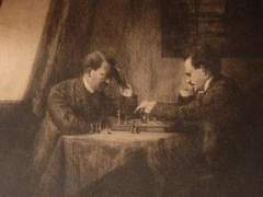 На британському аукціоні продаватимуть ескіз: Гітлер з Леніним грають у шахи