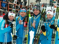 Українські біатлоністки здобули срібні медалі планетарної першості