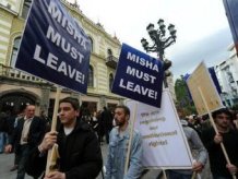 Після скандалу Грузії з Росією, грузинська опозиція вийшла на акції протесту