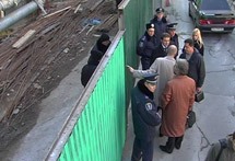 Проти будівництва довкола “Софії Київської” знову протестували тамтешні мешканці