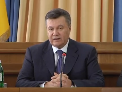 Новий смисловий ляп від Януковича. ВІДЕО