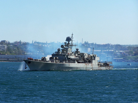 Флагман українського флоту фрегат “Гетьман Сагайдачний” вийшов у море