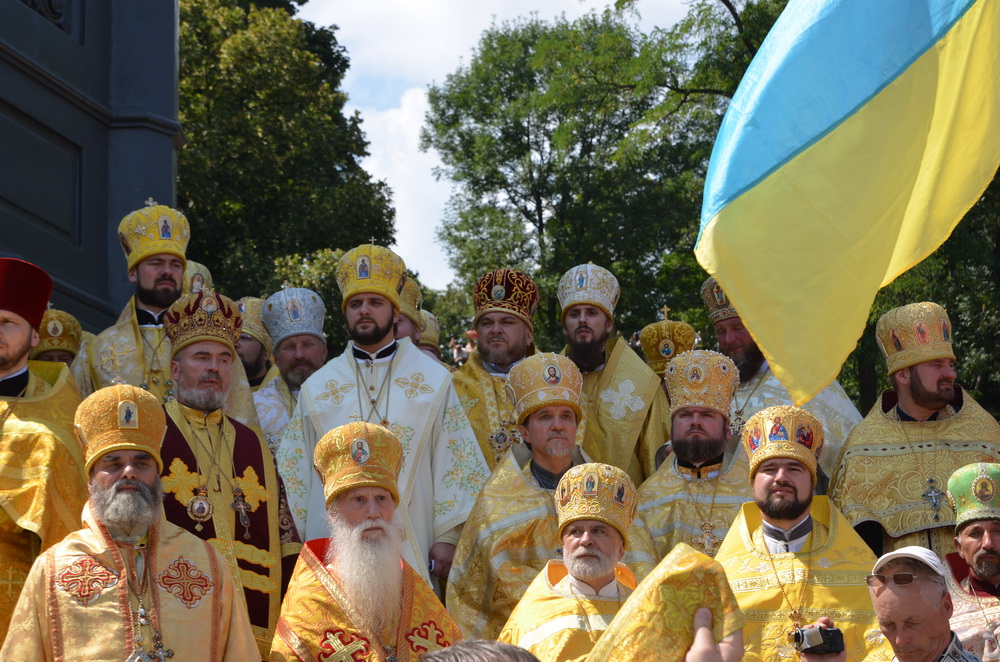 У столиці молитвою і Хресною ходою Київський Патріархат відзначив 1025-ліття Хрещення Русі. Фото