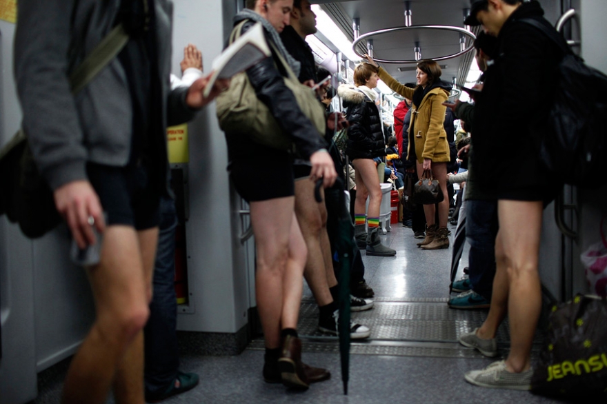 Сьогодні в Київському метрополітені відбудеться акція без штанів