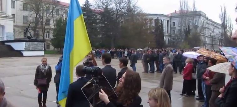 Студенти Севастопольського університету проігнорували гімн і прапор РФ (ВІДЕО)