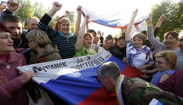 Донецькі сепаратисти намагалися зірвати мітинг в честь Дня Перемоги