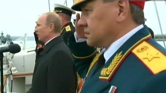День Перемоги з Путіним в анексованому Росією Криму (ВІДЕО)