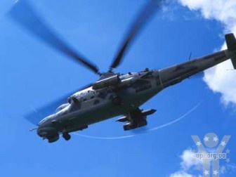 Російський вертоліт порушив повітряний кордон та перелетів на територію України