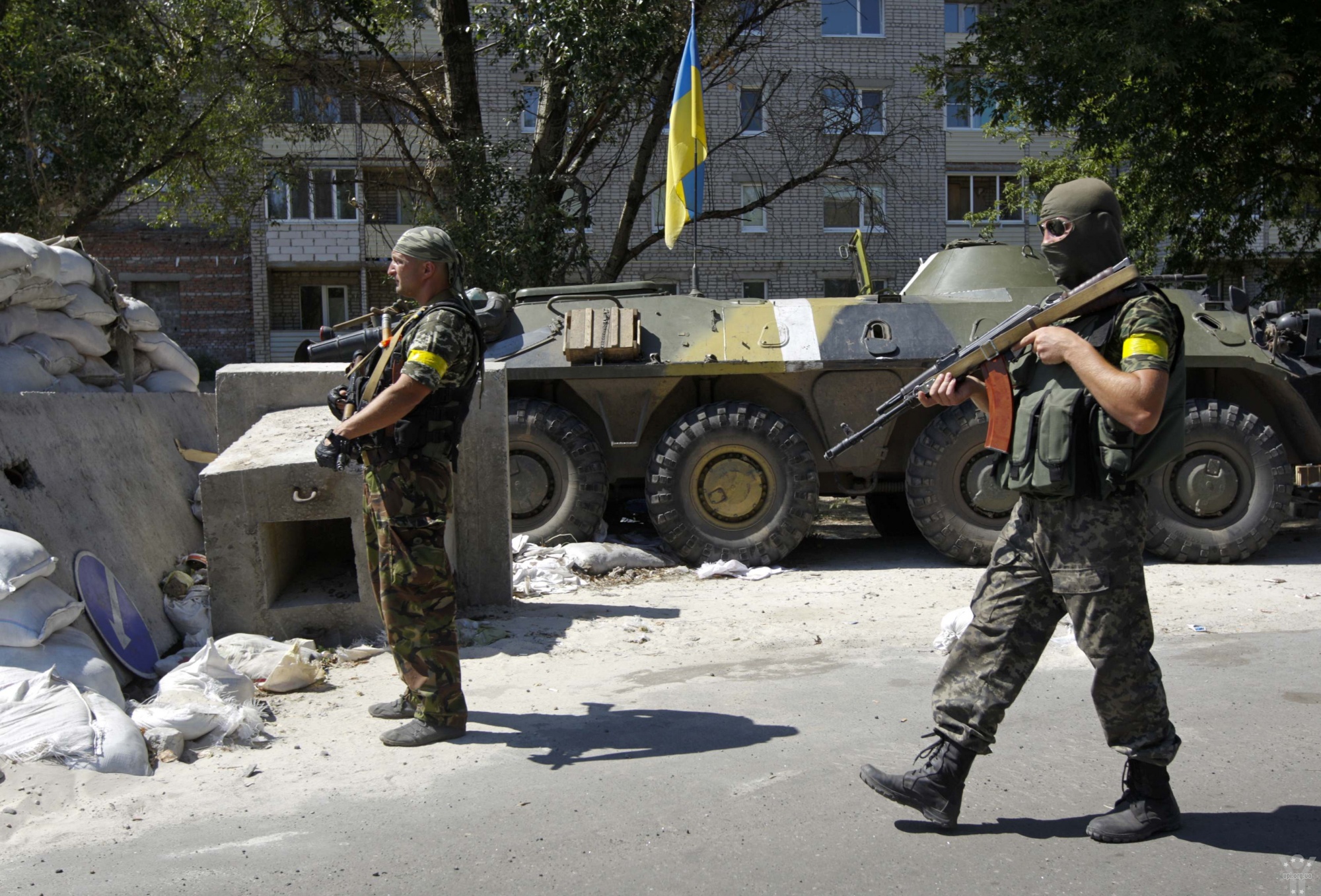 Українські військові констатують втечу сепаратистів із Донецька. Відео