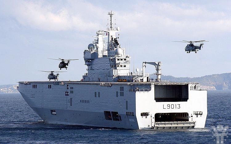 Французькі «Містралі» пропонують увести до складу європейських військово-морських сил швидкого реагування