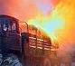 Луганська область. Внаслідок вибуху та пожежі у вантажному автомобілі 