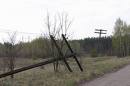 Дніпропетровщина. Вкрадено розтяжки на залізобетонних опорах високовольтної електролінії - без електропостачання залишилися 3 села