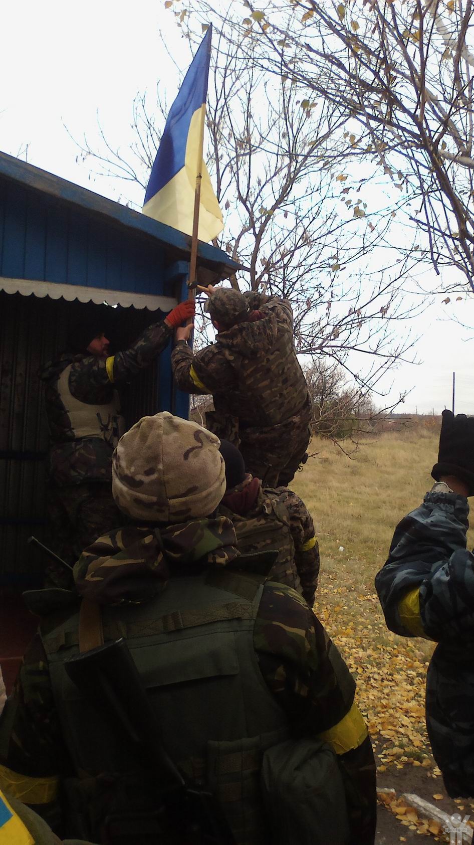 Село Кримське на Луганщині визволене від терористів. Фотофакт