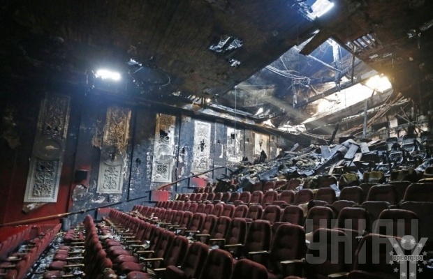 Затримано двох підозрюваних у підпалі найстарішого кінотеатру Києва 