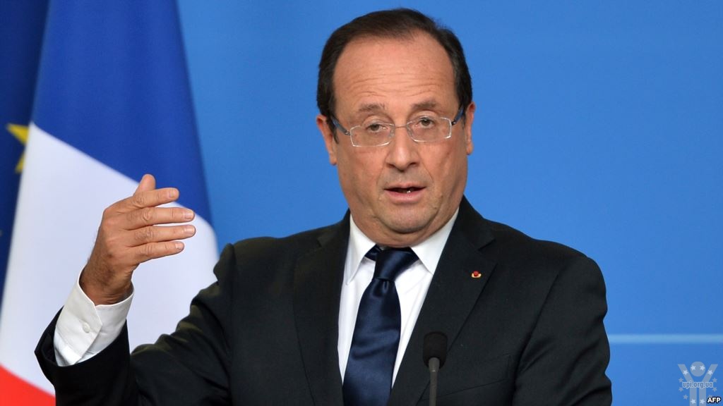 Президент Франції вперше назвав події в Україні війною