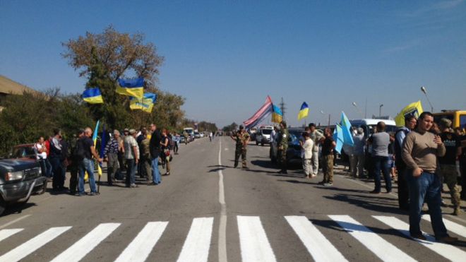 Розпочалася блокада окупованого Криму