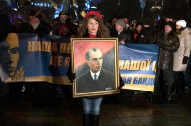 У Києві відбулося віче з нагоди дня народження Степана Бандери