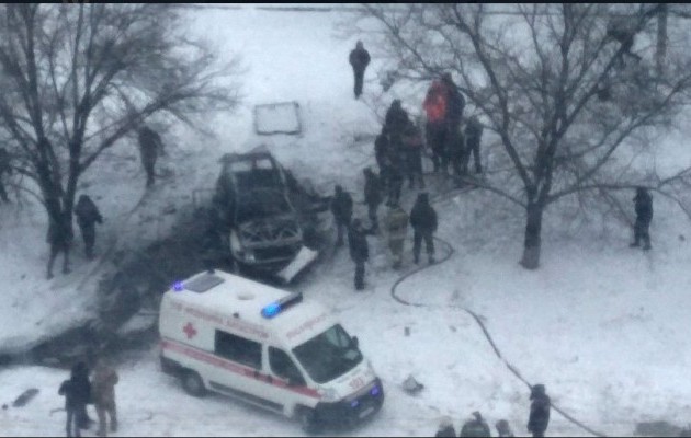 У Луганську вибухнув автомобіль з головним народним міліціонером 
