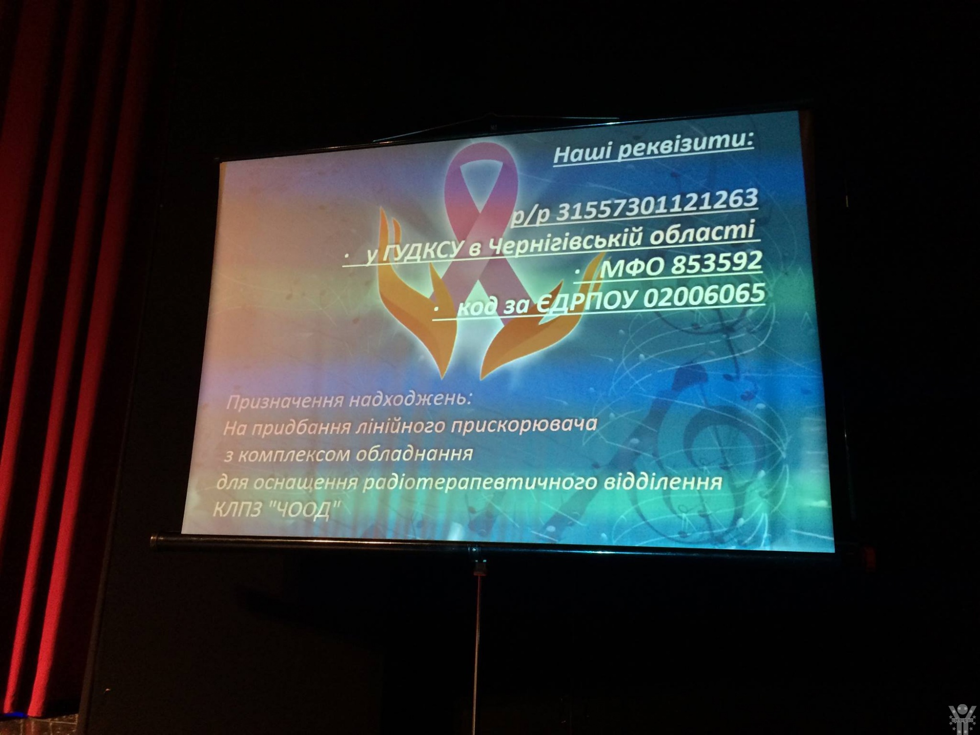 Благодійний марафон «Промінь надії» зібрав майже 125 тис.грн на придбання лінійного прискорювача для онкохворих