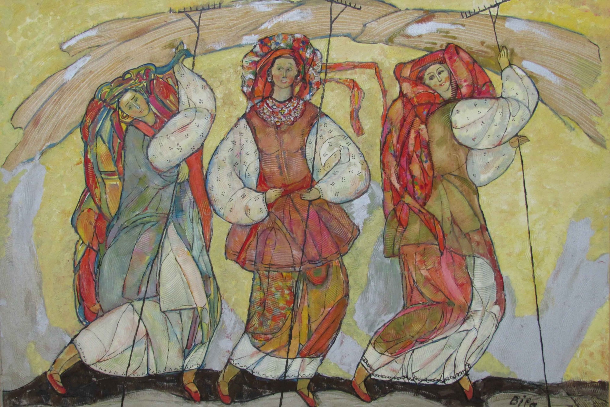 Вперше в Чернігові виставка картин народної художниці Віри Баринової-Кулеби
