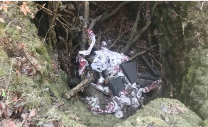 У Польщі вандали знищили меморіальну дошку з могили воїнів Української повстанської армії