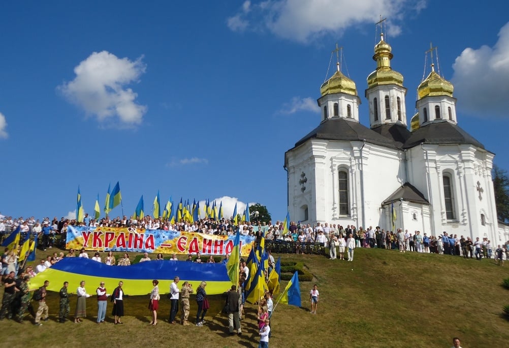 Патріотична акція до Дня Незалежності України в Чернігові