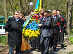 У Чернігові вшанували пам'ять Михайла Коцюбинського. Фото