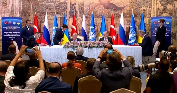 Україна, Туреччина та ООН підписали угоду про експорт українського зерна