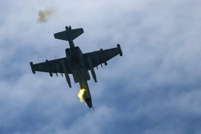російські зенітники збили свій Су-25