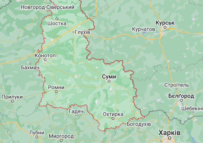 Спроба заходу російської ДРГ в Шосткинському районі на Сумщині