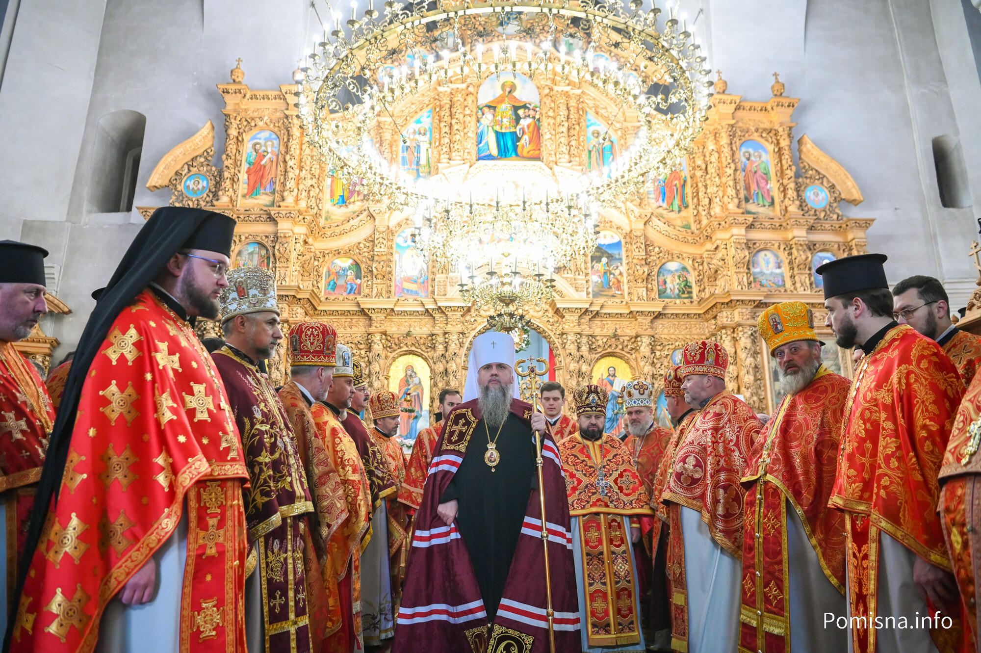 Божественна літургія в Катерининському соборі Чернігова