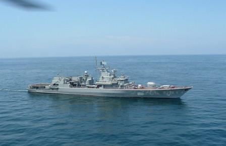 Український фрегат “Гетьман Сагайдачний” приступив до виконання завдань операції НАТО “Активні зусилля”. Фото