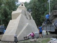 У Полтаві ремонтують пам’ятник Шевченкові
