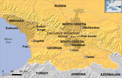 Російські війська увійшли до Грузії з Абхазії