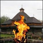 На Львівщині вогнем повністю знищено дерев’яний храм – пам’ятку архітектури