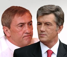 Прзидент України Ющенко вичитав мера Києва Черновецького позаочі