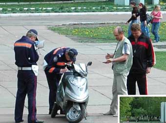 У Чернігові 61-річний рецидивіст з ножем намагався заволодіти скутером
