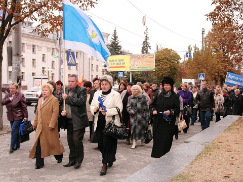 У Чернігові профспілки відзначили День гідної праці мітингом протесту